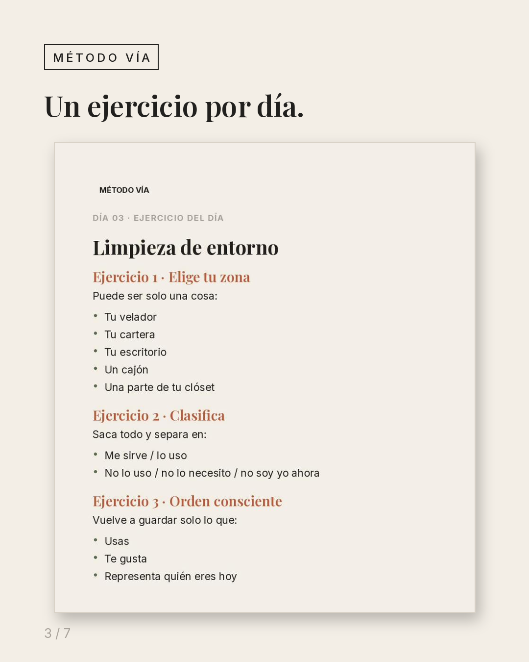 Método Vía — 21 Días para Salir del Caos